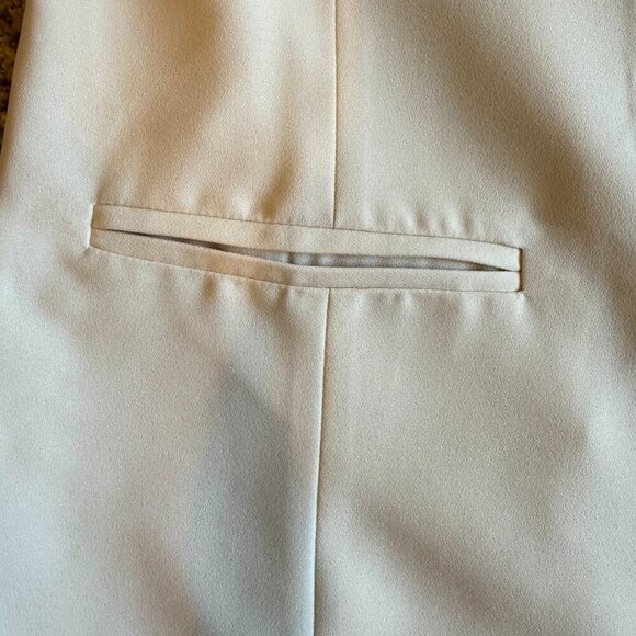 Linea Domani cream blazer jacket three quarter sleeve office professional casual - Picture 3 of 12